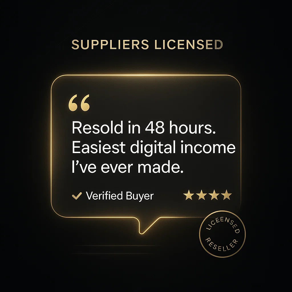 Supplier Resell Pack + License